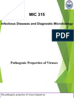 Pathogenic Properties of Viruses