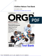 Orgb 3 3rd Edition Nelson Test Bank