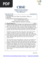 Class XII English Core-PQ Set 1