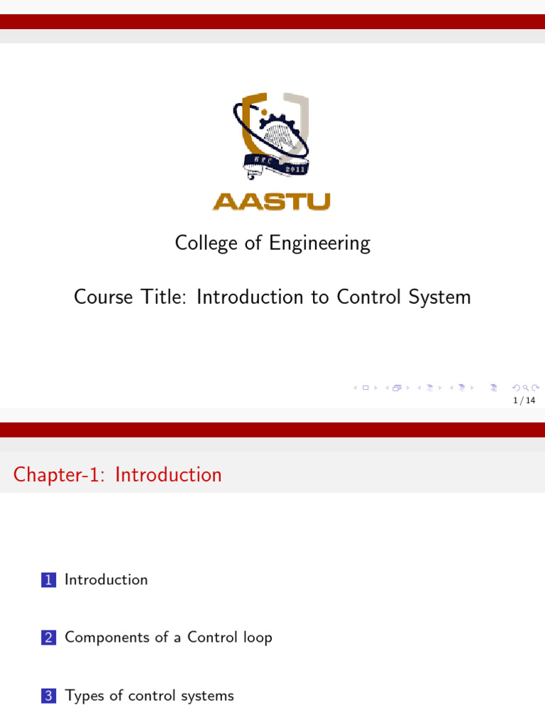 chap1 PDF Control Theory Analog To Digital Converter