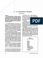 Gobes - 1993 - C4P4 A Consultation Checklist
