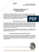 Aviso de Privacidad Integral Cgee