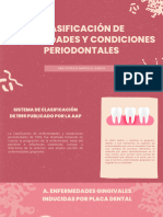 Clasificación de Enfermedades y Condiciones Periodontales