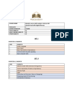 Course Planning