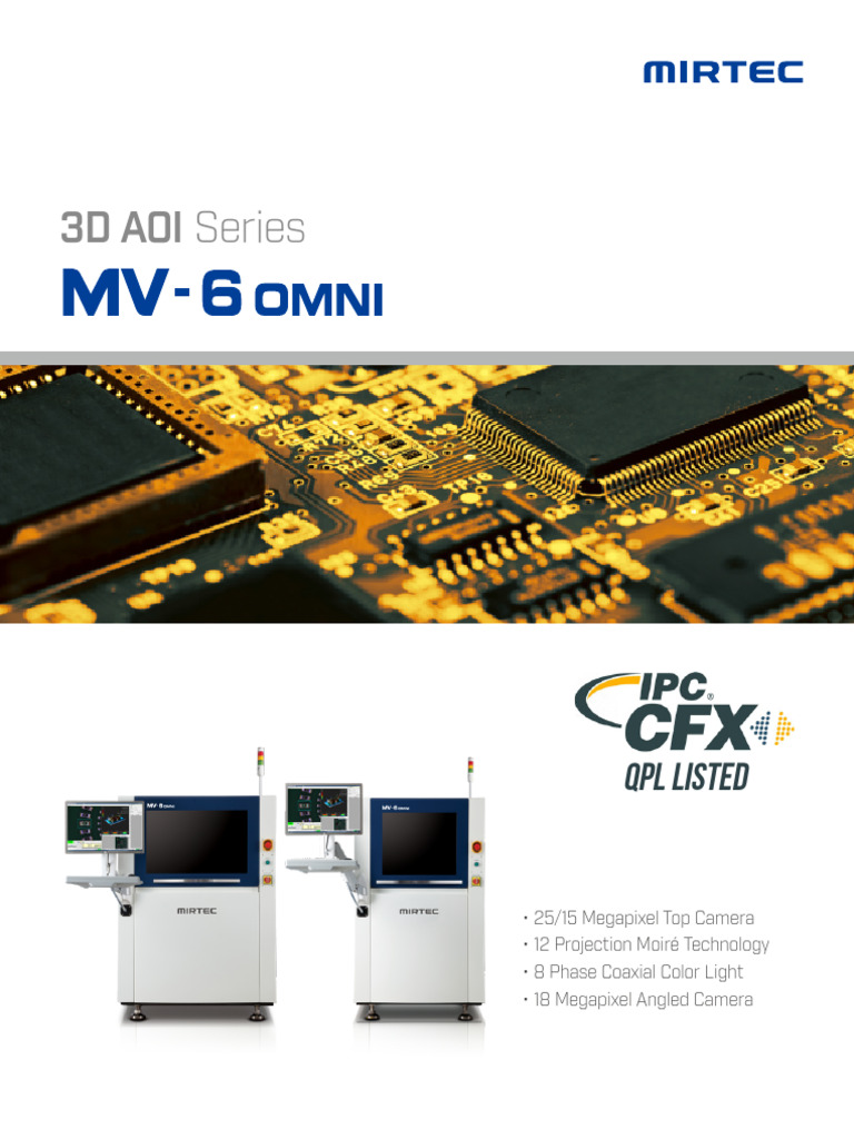 MV-6 OMNI 3D AOI Inspection System | PDF | Computers