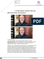 Il Messaggio Di Monsignor Salvucci Alla Parrocchia Universitaria - Vivereurbino - It, 18 Dicembre 2023