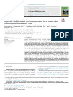 On Hydrological Function Improvement For An Endemic Plant