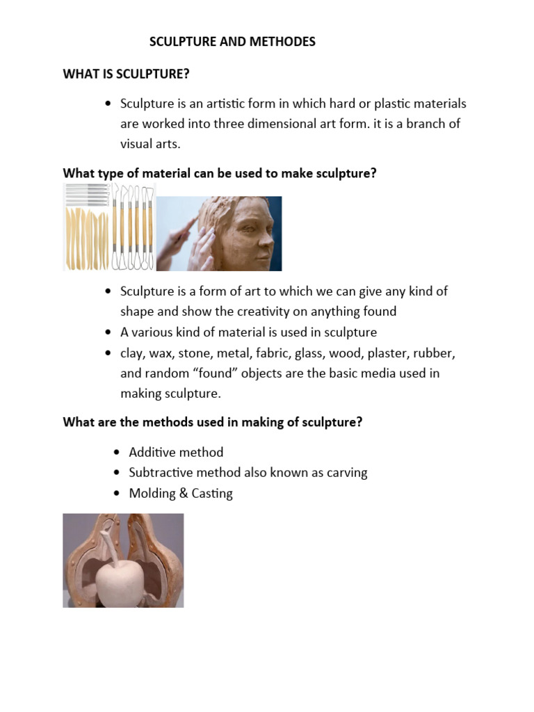 What Is Sculpture PDF