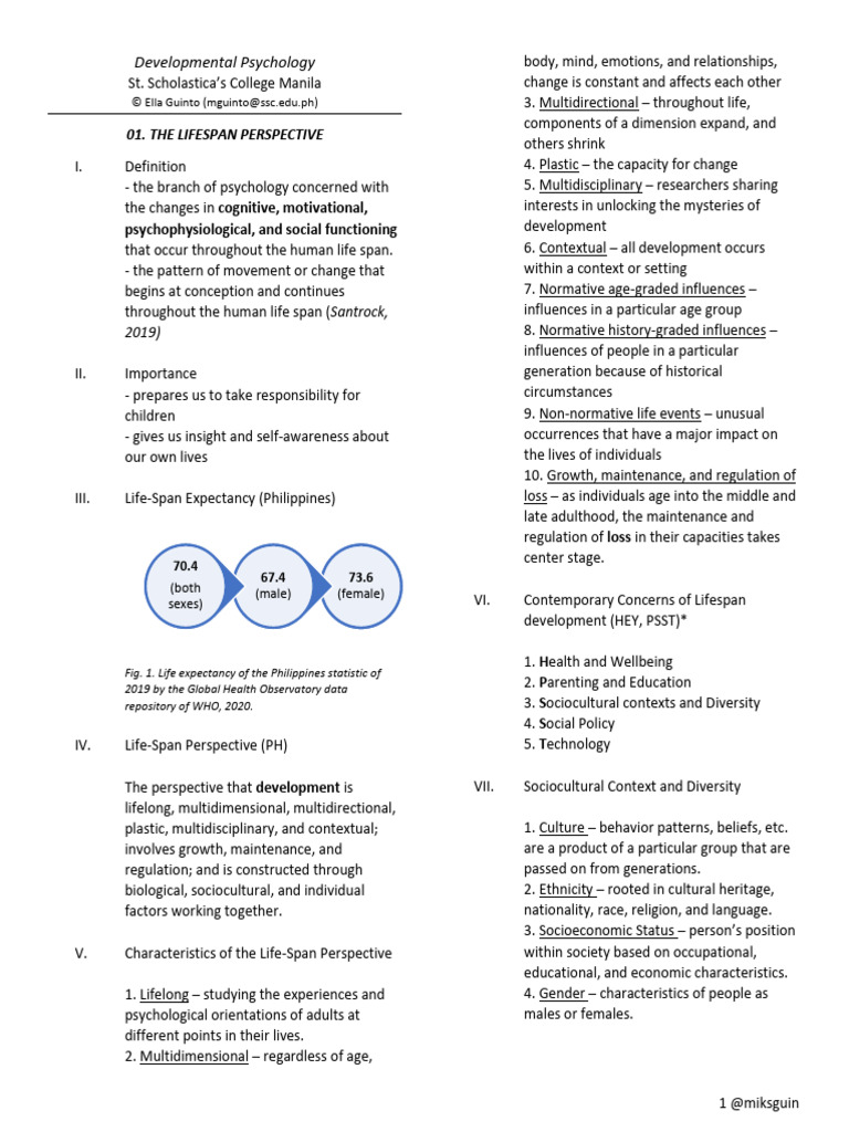 Developmental Psychology REVIEWER | PDF | Id | Dominance (Genetics)