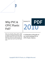 CPVC and PVC Plastic Failure Analysis Report Package