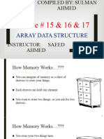 Data Structures Algorithms - Lecture 15 16 17 - Array Data Structure