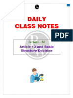 Polity - Daily Notes UPSC
