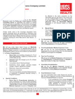 HDFC Group Health Insurance Policy Wording