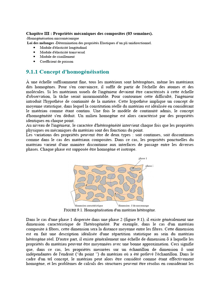 Modules d'élasticité des composites | PDF | Module de Young ...