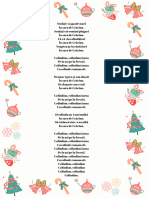 Sculaţi-Vă Gazde Mari În Sara de Crăciun, Sculaţi Voi Români Plugari În Sara de Crăciun. Că Vă Vin Colindători În Sara de Crăciun, Noaptea Pe La Cântători În Sara de Crăciun. Colindăm, Colindăm Ia