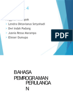 Materi Bahasa Pemrograman (Perulangan) v2