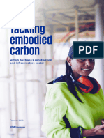 Embodied Carbon Australia Construction Infrastructure