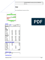 Beam Reinforcement Design: Axis: 8 Storey: 1