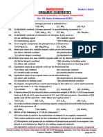 Answer Assignment in Detection & Estimation of Organic Compounds