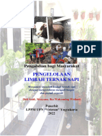 Buku - Pengelolaan Limbah Ternak Sapi - 2022 - ISBN