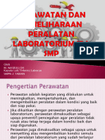 PERAWATAN DAN PEMELIHARAAN PERALATAN LABORATORIUM IPA SMP Baru