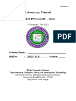 Applied Physics Lab Manual