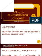 Ict As A Platform For Change