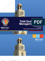 Total Quality Management: BITS Pilani