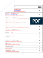 DPDF Submission Site List Domain Authority