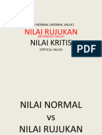 Nilai Rujukan & Nilai Kritis