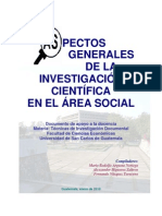 52423018 Aspectos Grales de La Investigacion Cientifica en El Area Social
