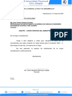 Carta 16 - Javier Alejandro Manrique Catalán Carga Del Semestre - 2023 - II