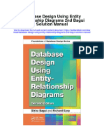 Database Design Using Entity Relationship Diagrams 2nd Bagui Solution Manual