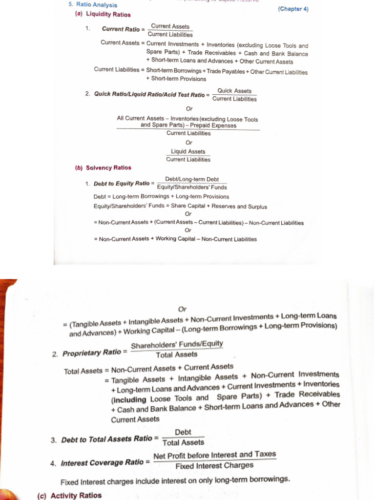 RATIO ANALYSIS FORMULAS IN ACCOUNTING PDF visual data 8