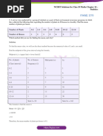 NCERT Solutions for Class 10 Maths Chapter 14 – Statistics Exercise 14.1