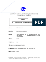 Problematica de La Administracion de RRHH en Vzla (Corregido)