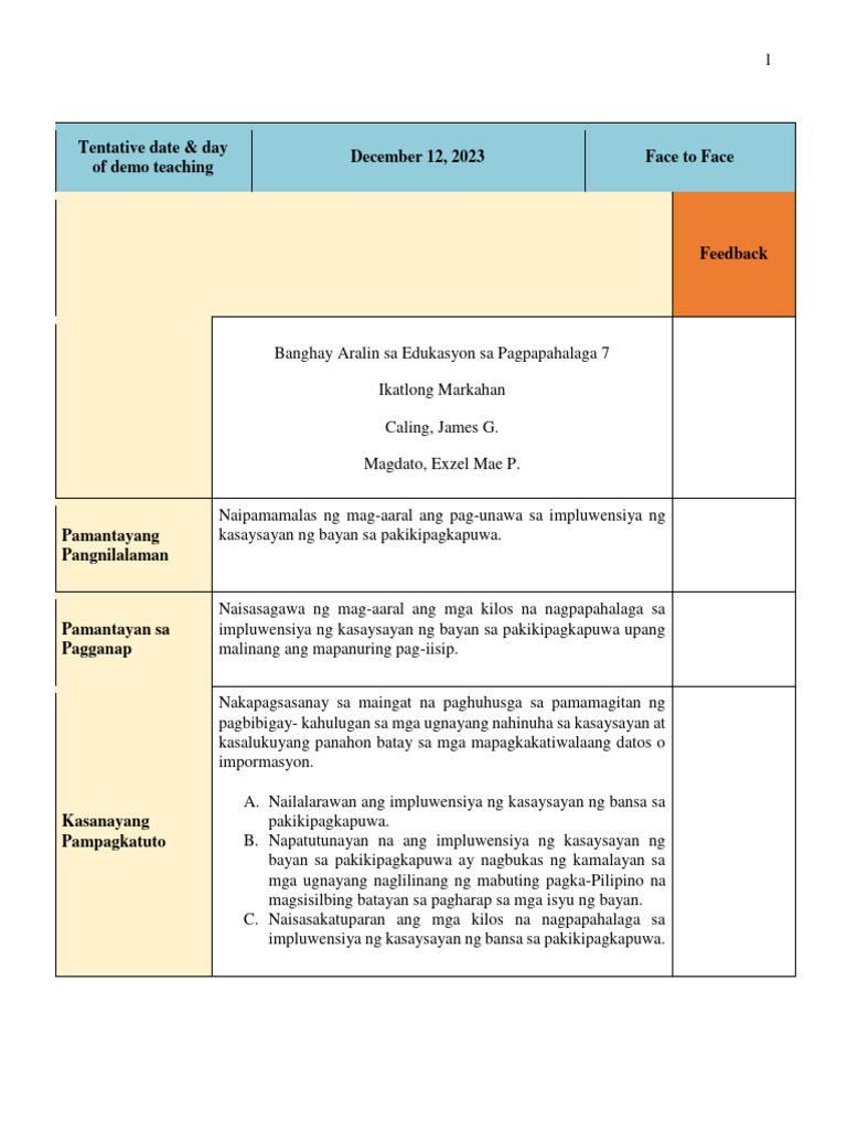 Lesson-Plan Evaluators | PDF