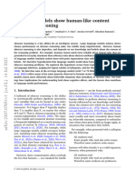 Language Models Show Human-Like Content Effects On Reasoning