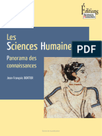 Ciences Umaines: Anorama Des Connaissances