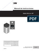 ,50D FA Daikin RoCon+ HP 0081444299 01 0918 HQPrint ES Operation Manual Spanish