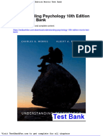 Understanding Psychology 10th Edition Morris Test Bank