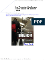 Understanding Terrorism Challenges Perspectives and Issues 6th Edition Martin Test Bank
