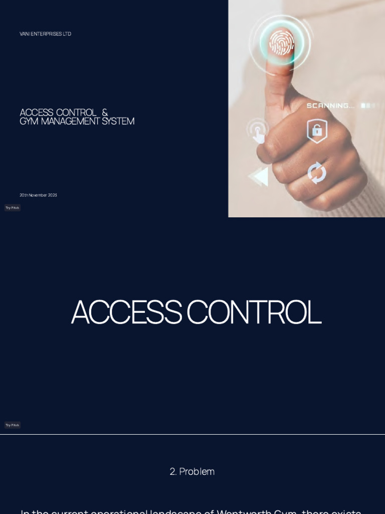 Modern Gym Access Control Solutions | PDF | Access Control | Computer ...