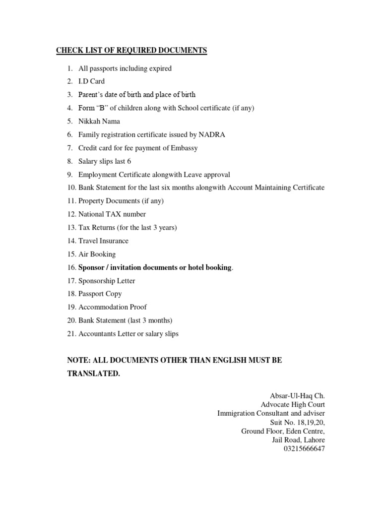 List Of Required Documents For Sss