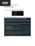 Docker With Python