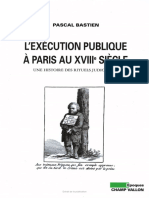 Lexecution Publique A Paris Au XVIIIe Si