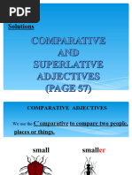 Comparative and Superlative Adjectives-Unit 5-Solutions