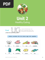 Unit 2 Healthy Eating 