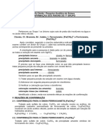 Pesquisa Analítica de Ânions 1 - Documentos Google