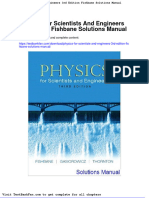 Physics For Scientists and Engineers 3rd Edition Fishbane Solutions Manual
